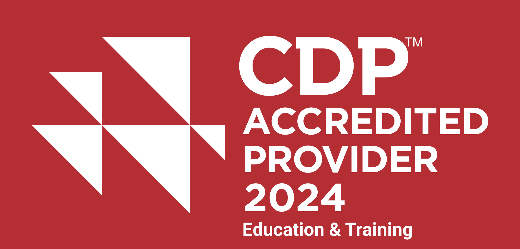 CDP Accredited Provier 2024